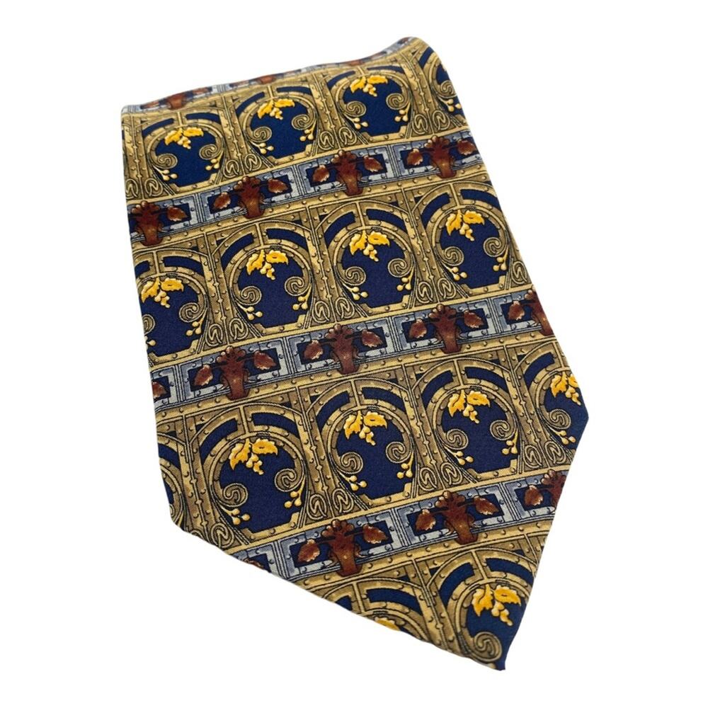 UNICEF Art Nouveau Decorative Steelwork Paris Neck Tie